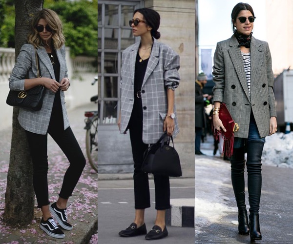 #ONTREND : CHECKED BLAZER Falling for A
