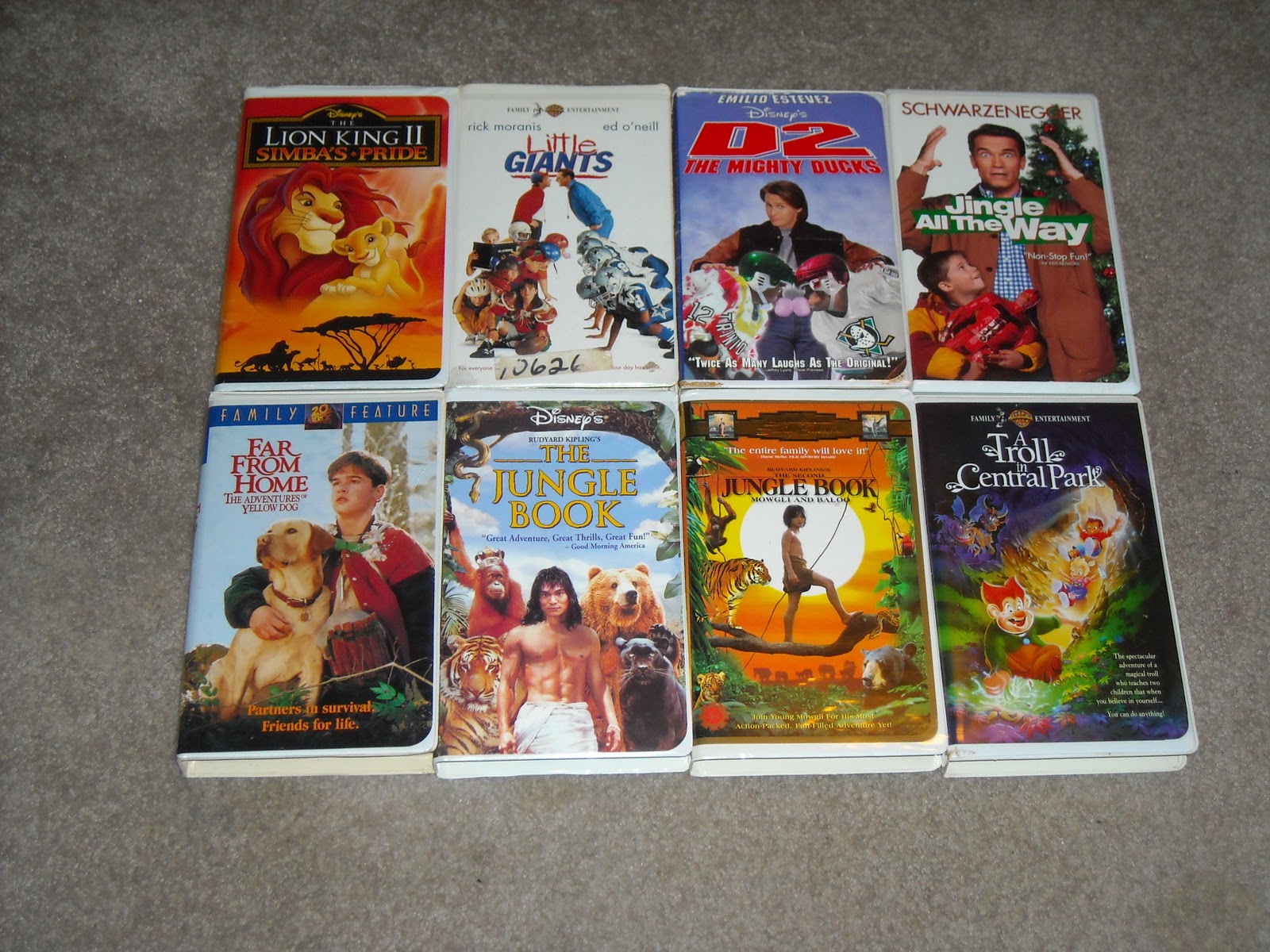 ccsanfran81 items for sale on Ebay Lot of 8 Classic Walt Disney Vhs Cassette Videos, Lion King