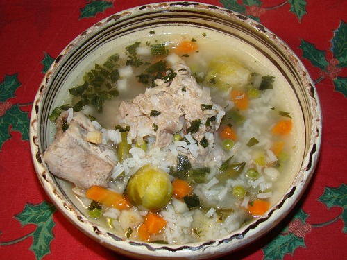 Ciorba de oase de porc