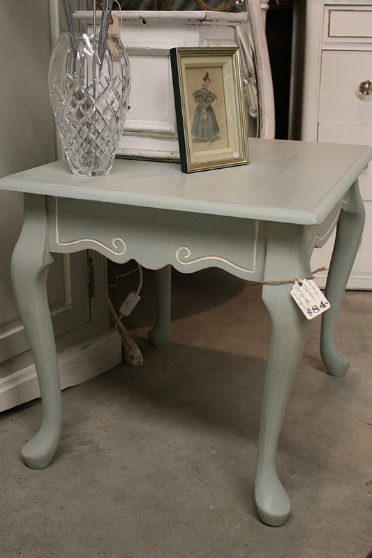 Reloved Rubbish GrayishBlue Side Table