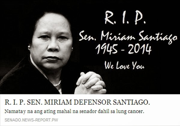 Miriam Defensor Santiago death hoax