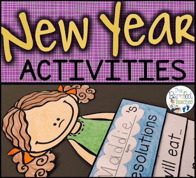 These New Year's activities for kids are a great way to help students make resolutions and think about their goals for the new year. These activities are quick and easy - a perfect addition to the other lessons and crafts you have planned for your Kindergarten or First grade students! These New Year's activities for kids are a great way to help students make resolutions and think about their goals for the new year. These activities are quick and easy - a perfect addition to the other lessons and crafts you have planned for your Kindergarten or First grade students!