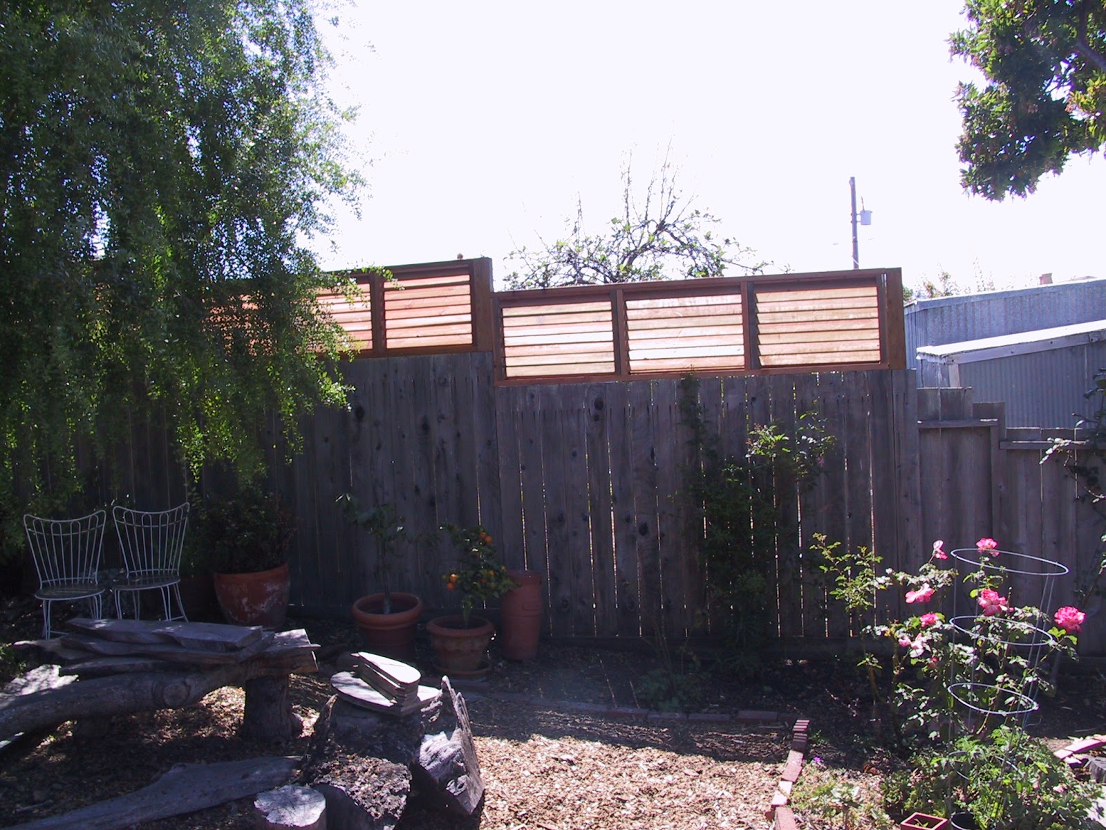 Stand Out Construction * Carpentry Projects Fence top panels for