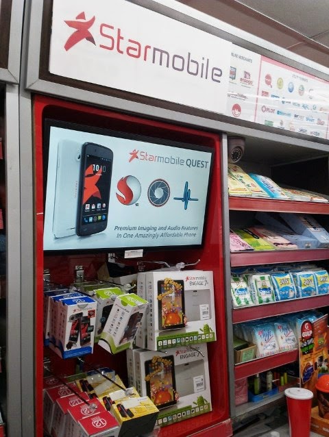 Starmobile products in 7-Eleven convenience stores