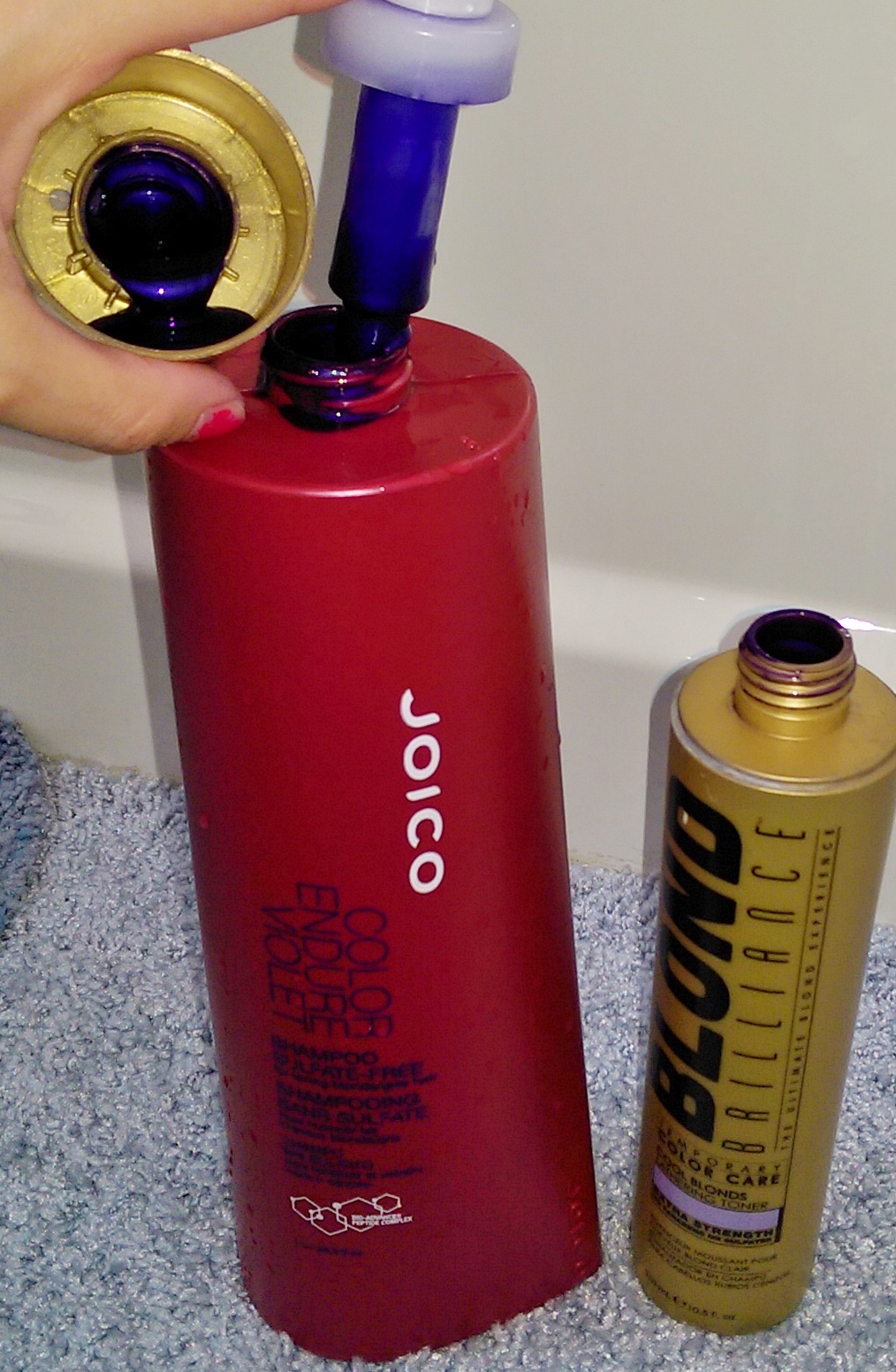I am not a Hipster review Joico VIOLET Color Endure Shampoo & Conditioner
