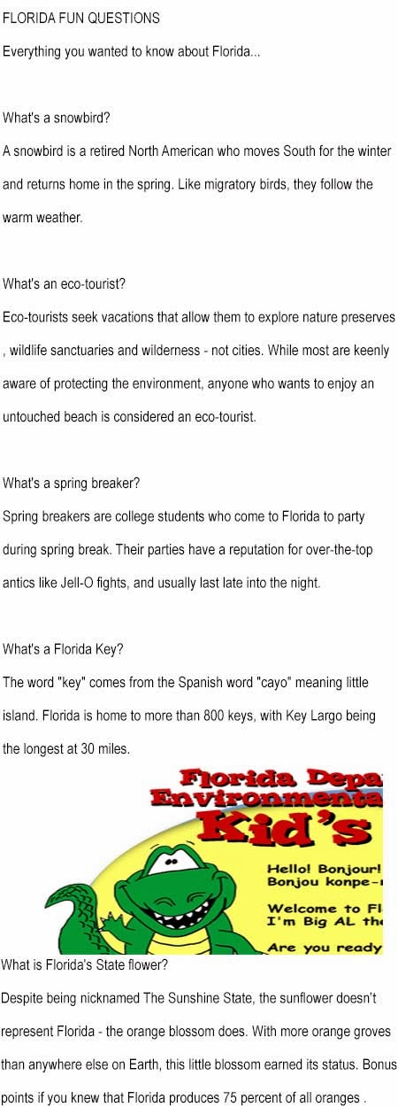 florida facts for kids