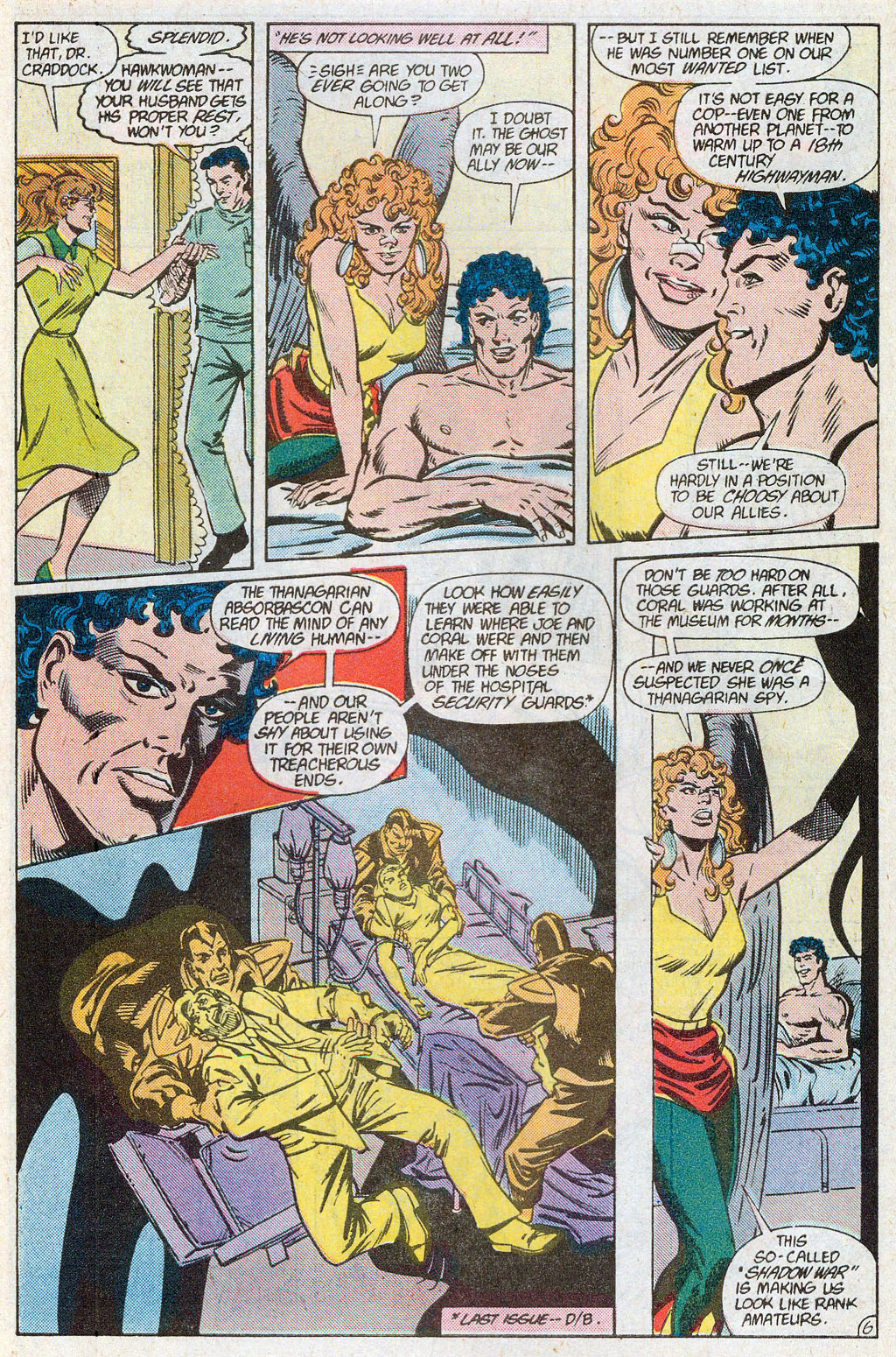 Read online Hawkman (1986) comic -  Issue #7 - 8