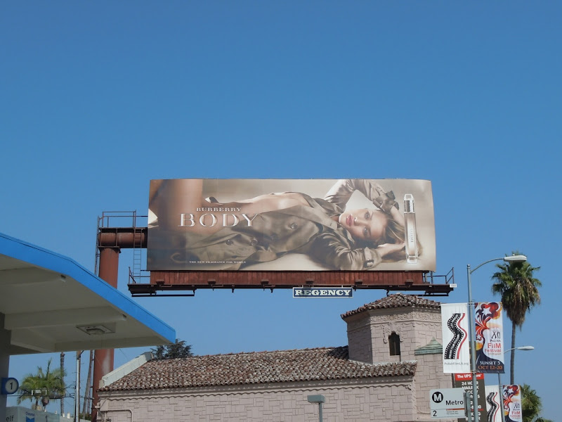 Burberry Body fragrance billboard