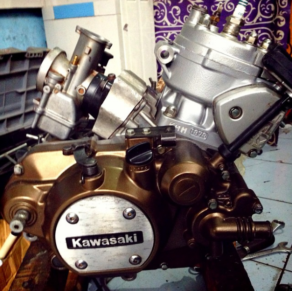 Modif Rangka Ninja Trail 150 R Grasstrack | Modifikasi Motor Trail