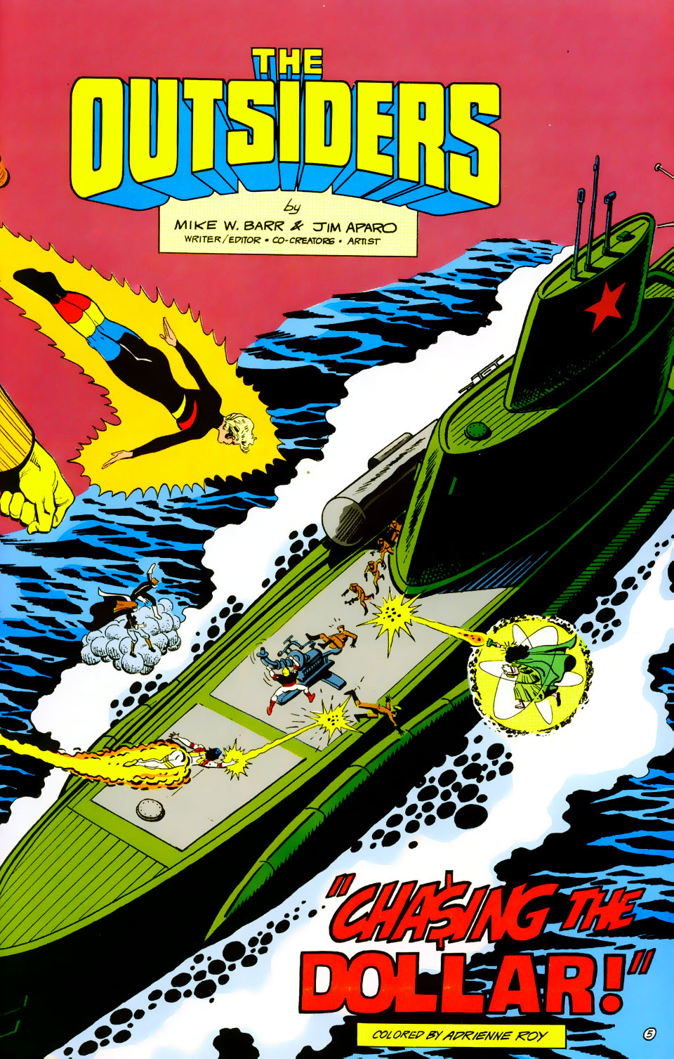 Read online The Outsiders (1985) comic -  Issue #4 - 6