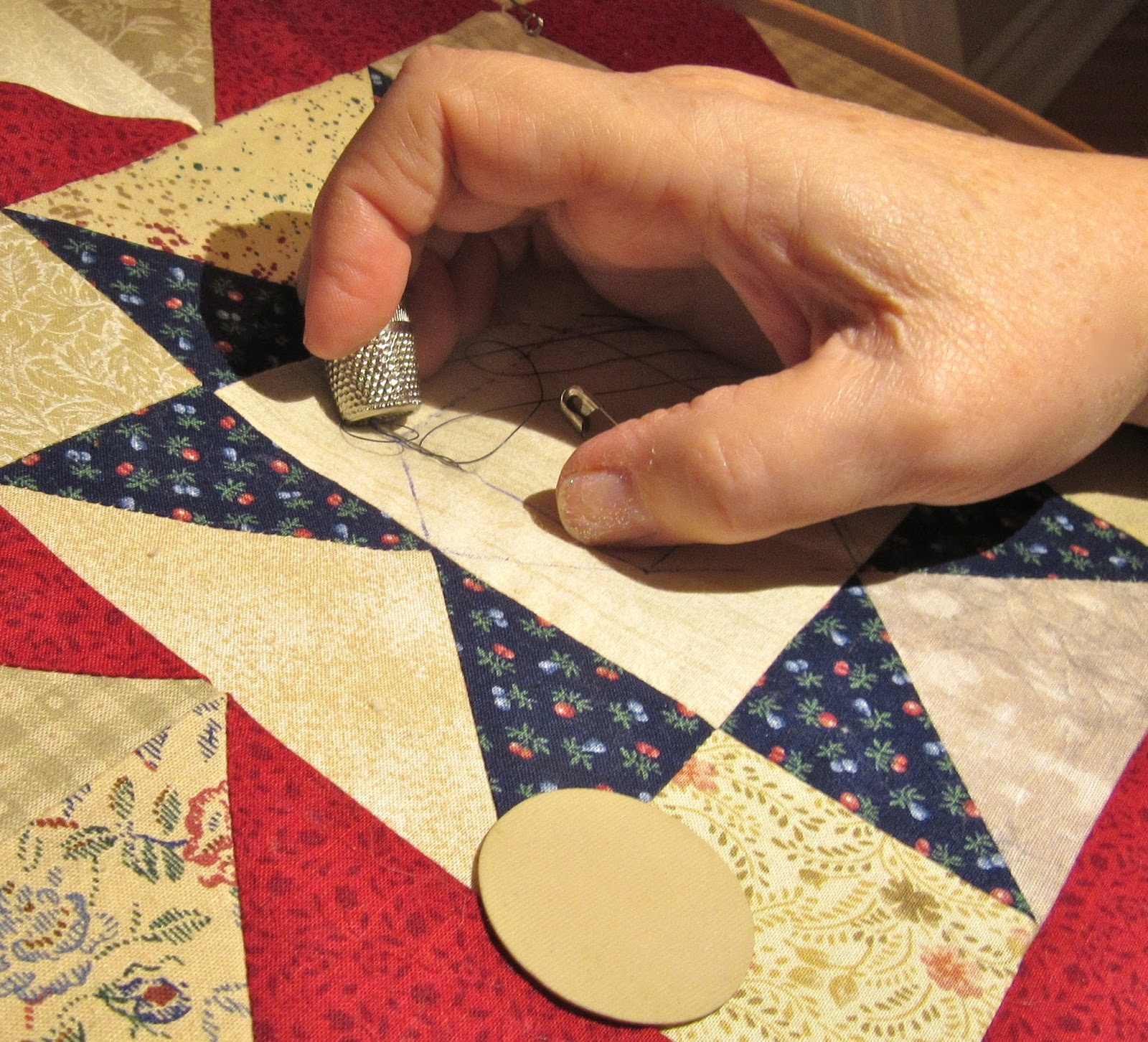 Kathy's Quilts Slow Sunday Stitching In the Ditch?
