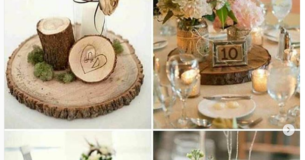 12 ideas para hacer centros de mesa rústicos