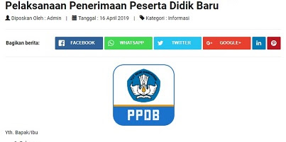 Download Juknis PPDB 2019/2020 Pdf Terbaru