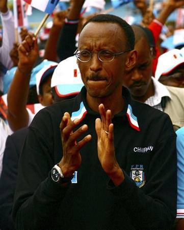 Paul Kagame, presidente de Rwanda desde marzo 24, 2000.