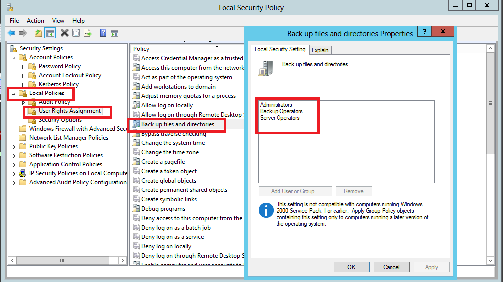 Solving Accessbase Enumeration not working in window server 2012 noted24