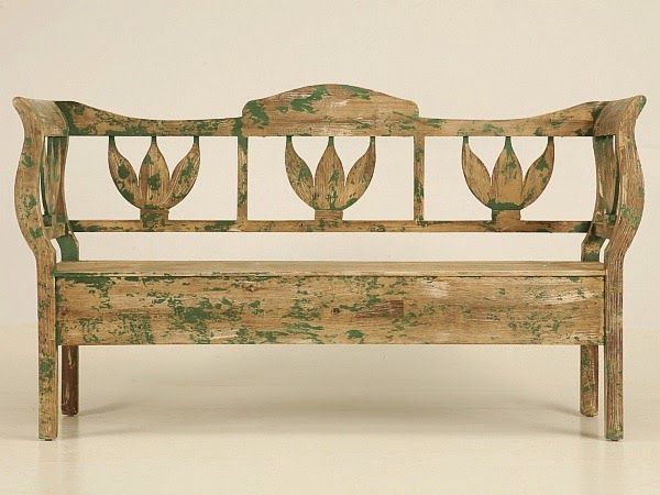 Raw natural wood furniture