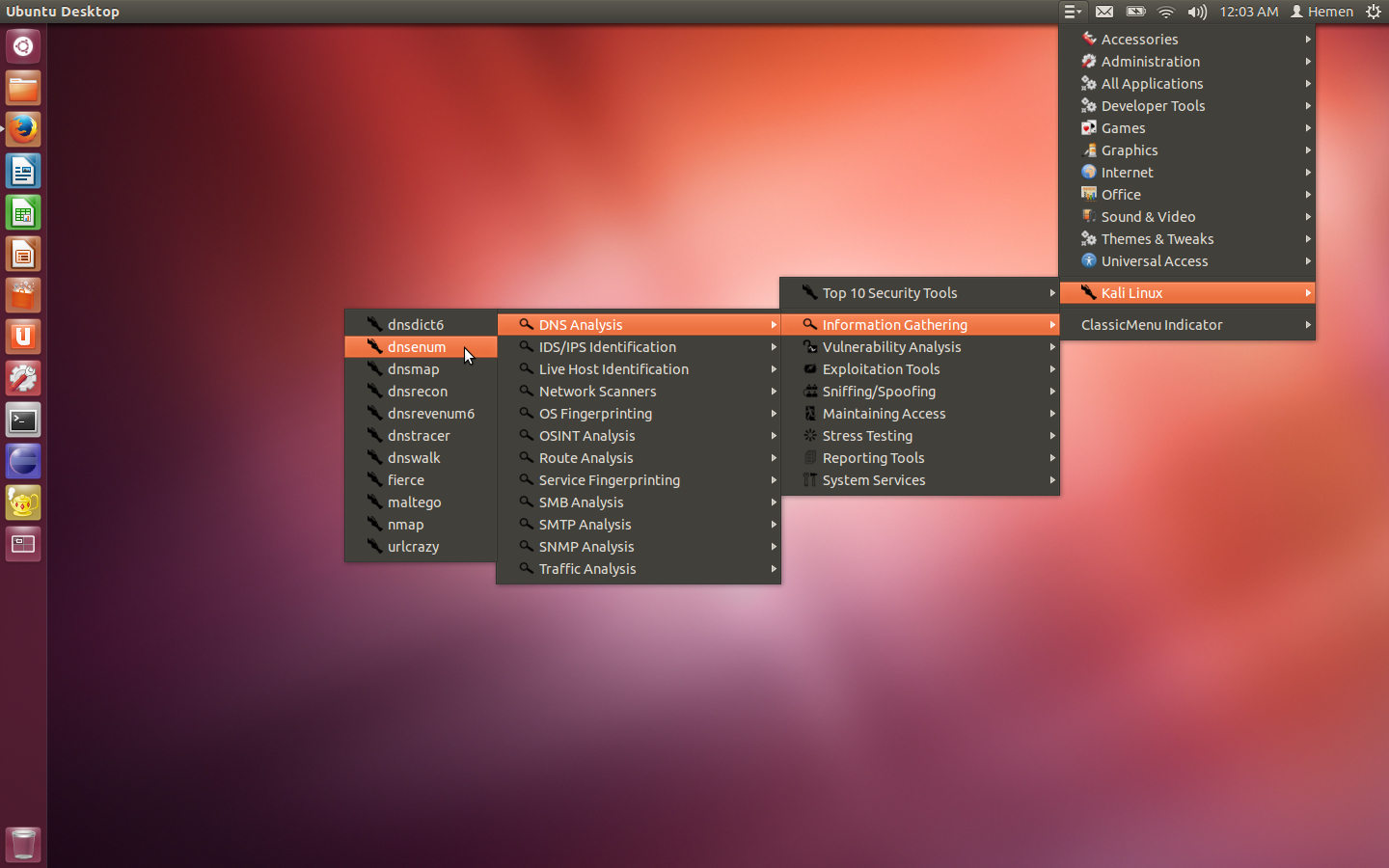 Nodeme install kali linux tools on ubuntu
