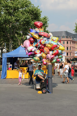 Balloon Seller in Mainz, Germany, 2010