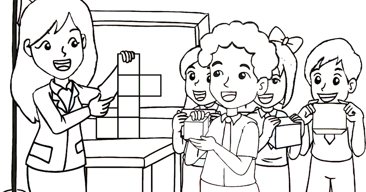 Mewarnai Gambar Guru