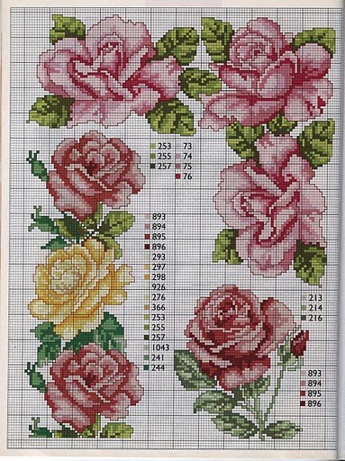 Featured image of post Muestrario De Flores Servilletas Sencillas Punto De Cruz Flores