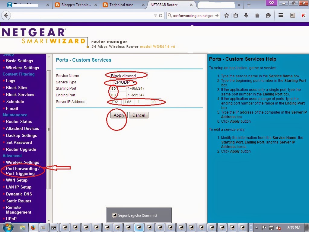 Port Forward with Netgear Router Greentechrevolution