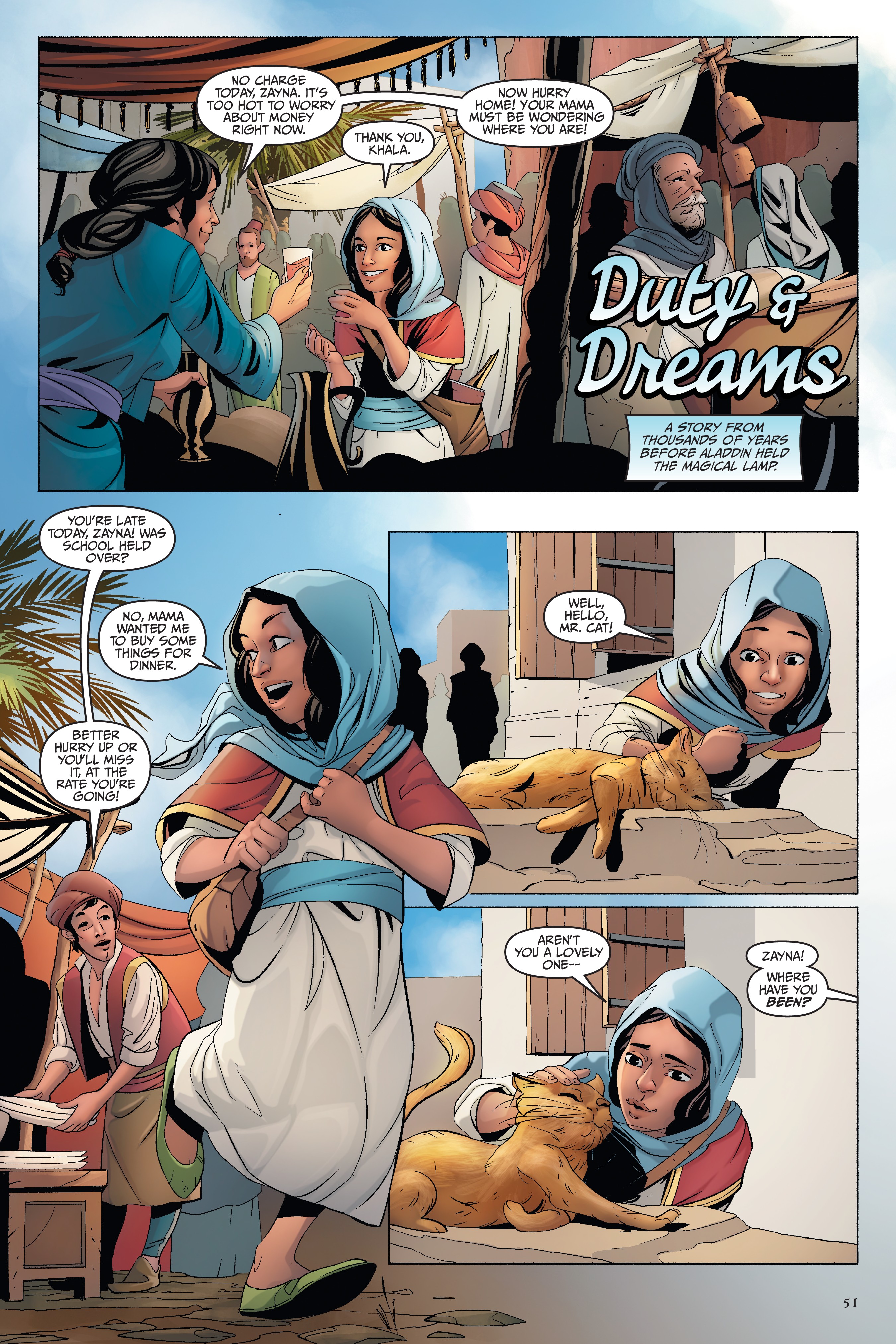 Read online Disney Aladdin: Four Tales of Agrabah comic -  Issue # TPB - 51