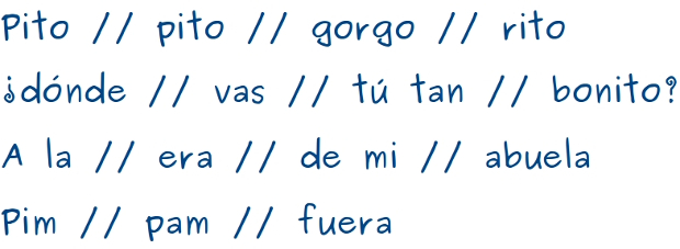 Repito Sentences En resumidos cuentos: noviembre 2015
