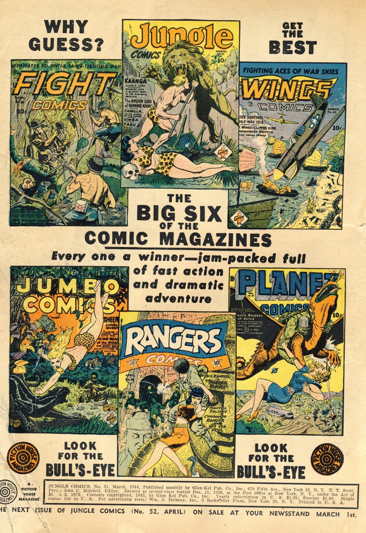 Read online Jungle Comics comic -  Issue #51 - 2