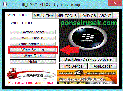 Tutorial solusi blackberry yang loading 75% saja