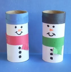 lembrancinhas de natal com reciclagem de rolo de papel higiênico
