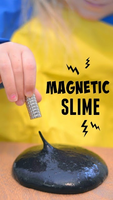 Take slime play to a whole new level with amazing magnetic slime.  This recipe only takes five minutes to make and requires just a few materials, making it an easy way to WOW the kids!