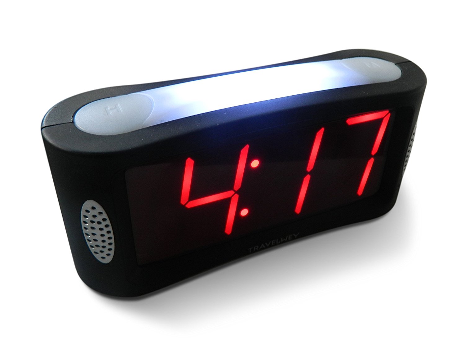 LED Digital Alarm Clock Outlet Powered, No Frills Simple Operation