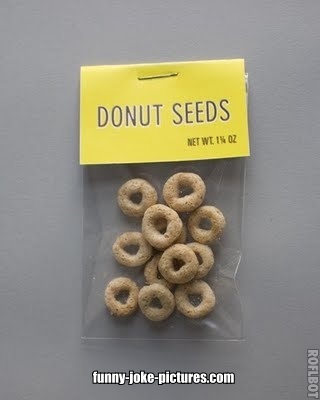 Donut Seeds Funny Joke Pictures