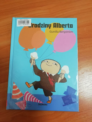 Okładka książki pt. "Urodziny Alberta"