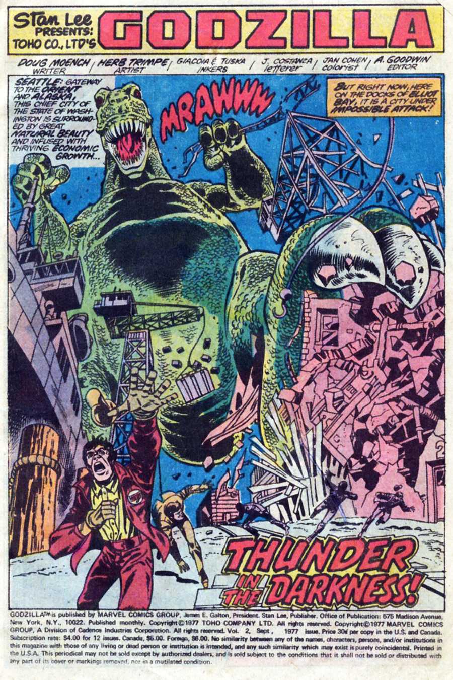 Read online Godzilla (1977) comic -  Issue #2 - 2