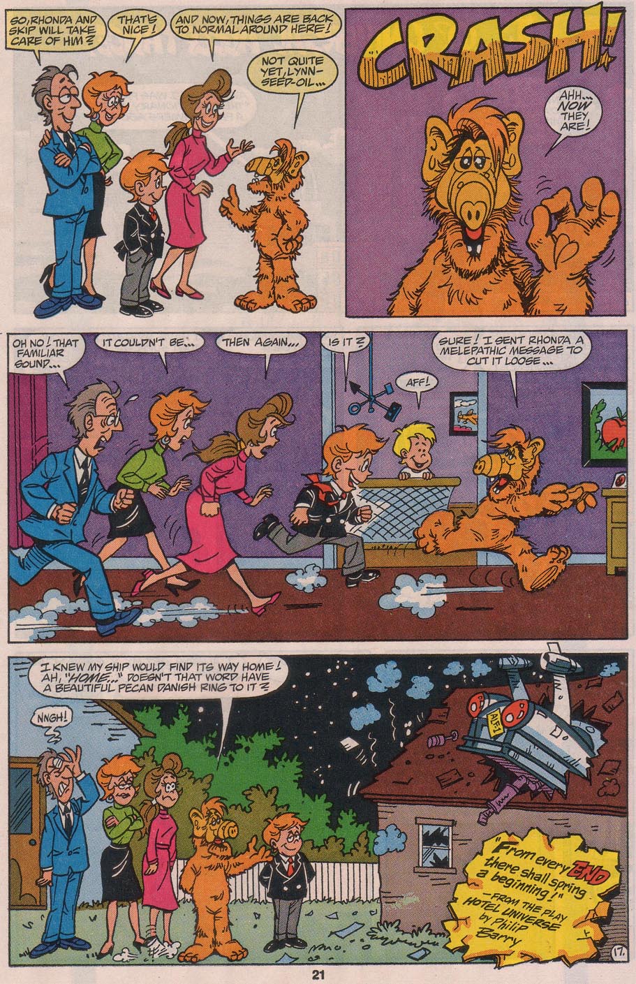 Read online ALF comic -  Issue #50 - 23