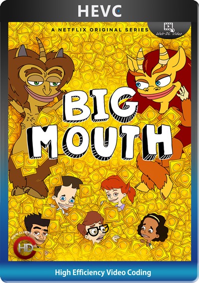 Big Mouth (2018) S02 1080p NF WEB-DL Dual Latino-Inglés [HEVC-10bit] (Serie De TV. Animación para adultos. Comedia.)