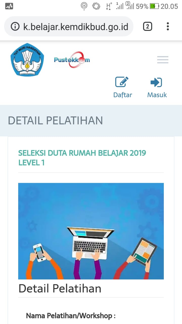 Cara Daftar Duta Rumah Belajar Tahun 2019 Mgmp Ips Indramayu