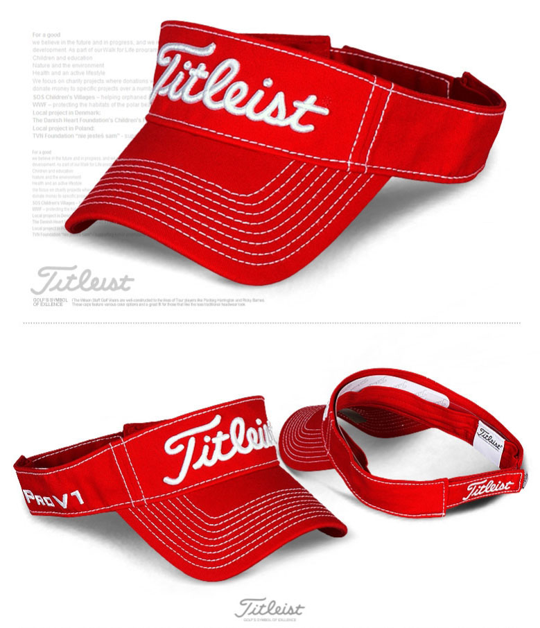 titleist golf sun visors