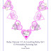 Nursery and Baby Shower Bunting or Garland Decoration Free E-Printable
For A Baby Girl
