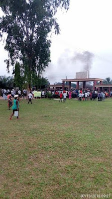 5 Photos: College of Education, Katsina-ala Students protest over tuition fee increment