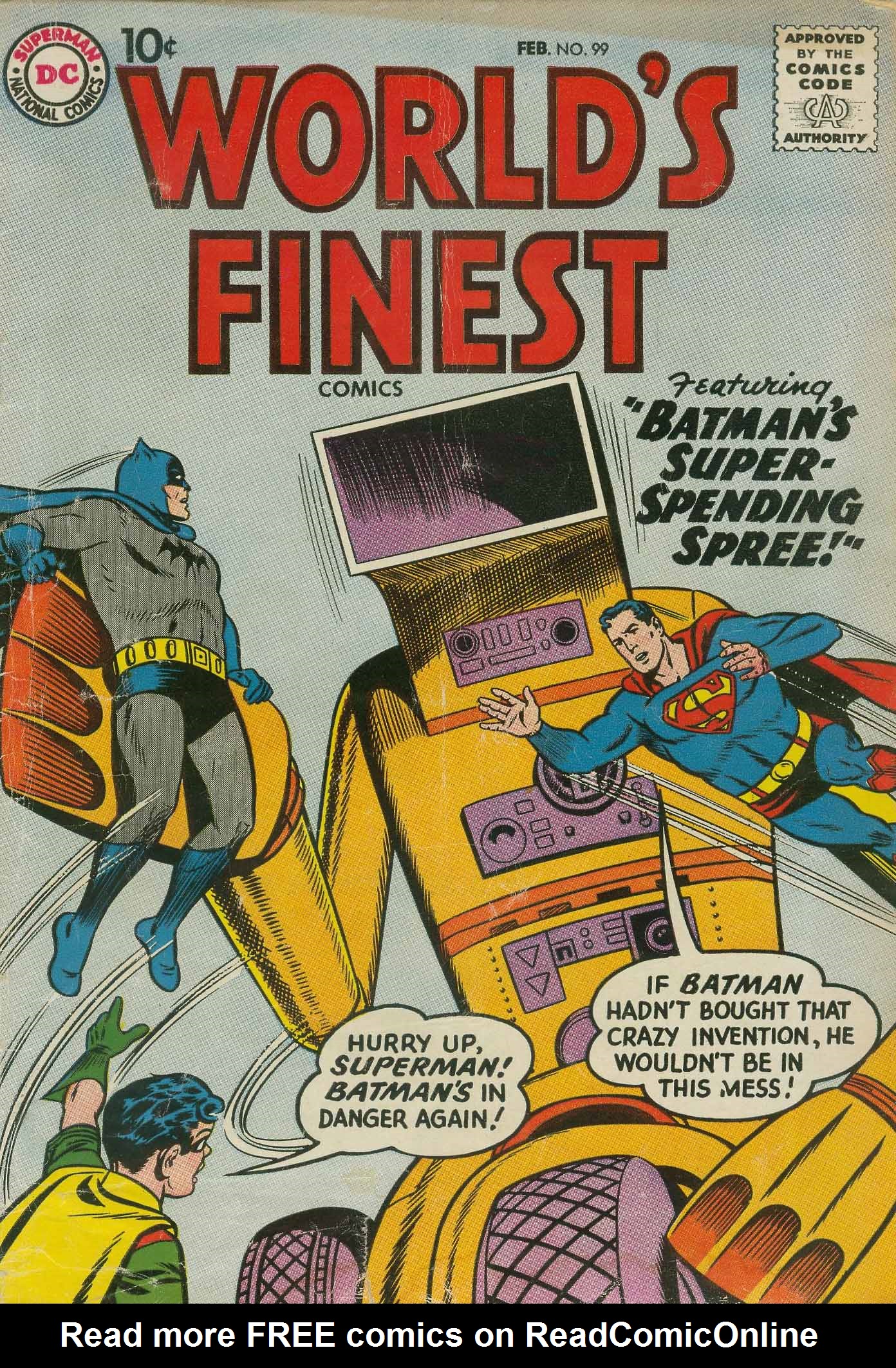 Read online World's Finest Comics comic -  Issue #99 - 1