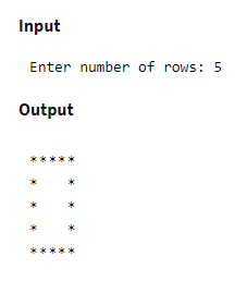 Star patterns in C programming - Programming Blog