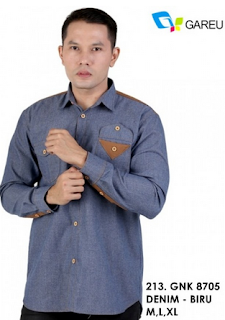jual kemeja jeans pria murah jual kemeja jeans original murah