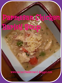 Parmesan Chicken Barley Soup