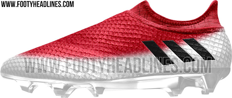 messi cleats red and white