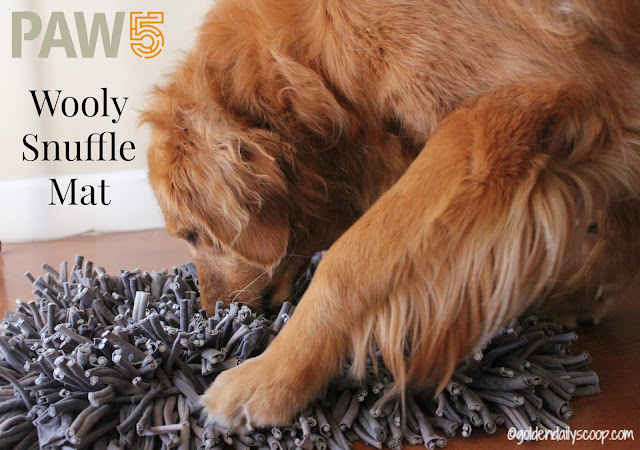 PAW5 Enriched Life Challenge for Dogs paw5 wooly snuffle mat to challenge your dogs senses