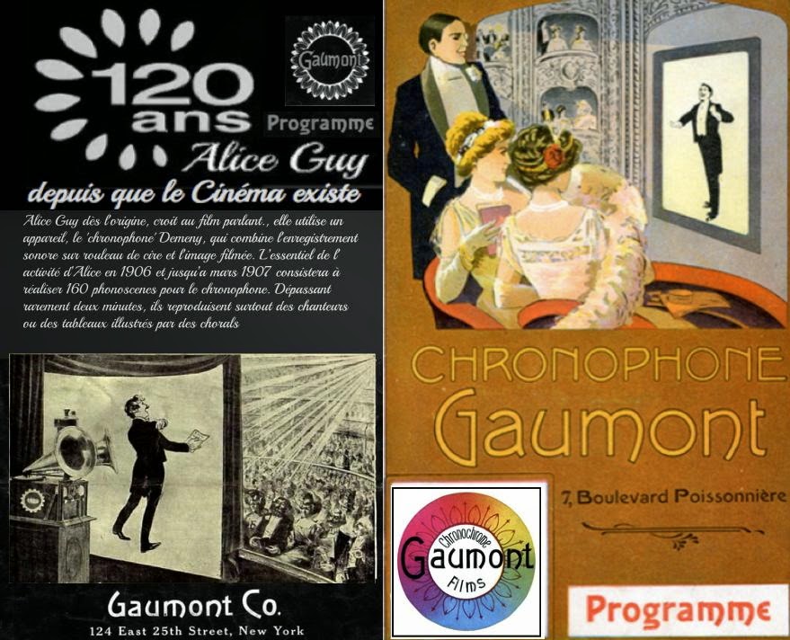 Gaumont 120 ans; Alice Guy depuis que le cinéma existe XP 104-Paris.