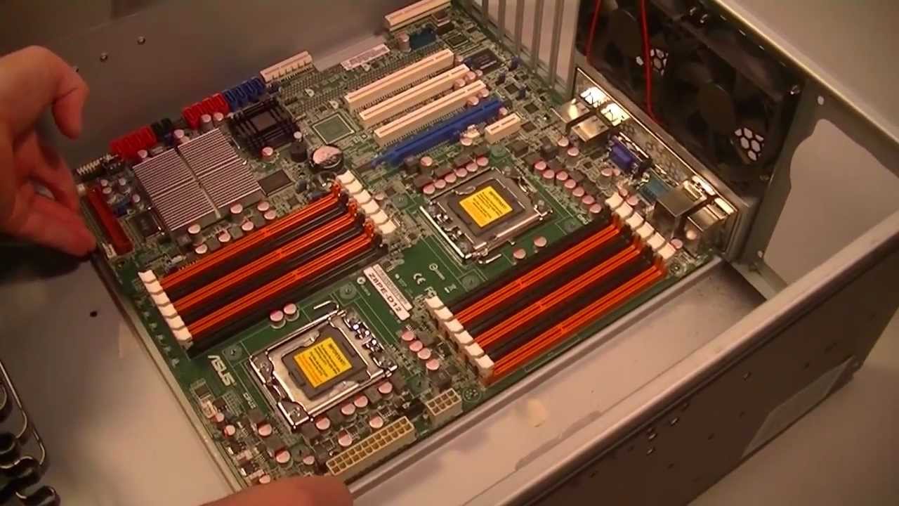 How to build a server computer video training 