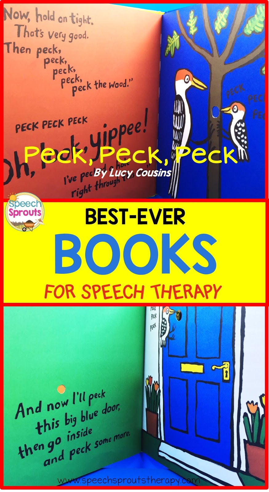 BestEver Books For Speech Therapy Peck, Peck, Peck Speech Sprouts
